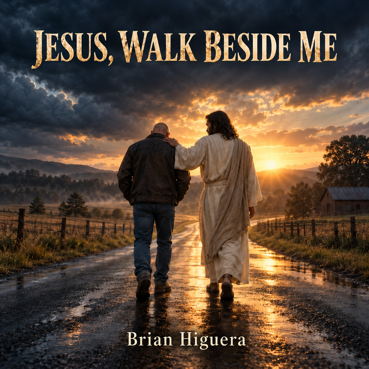 Jesus, Walk Beside Me — Brian Higuera cover artwork